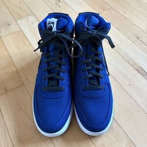 NIKE VANDAL HIGH X STUSSY Deep Royal Blue SIZE 12